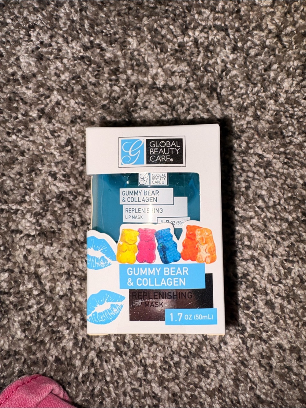 Global Beauty Care Gummy Bear & Collagen Replenishing Lip Mask - Blue